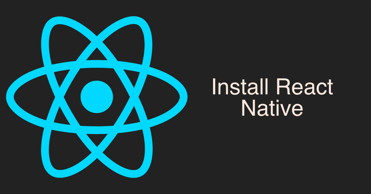 install react native