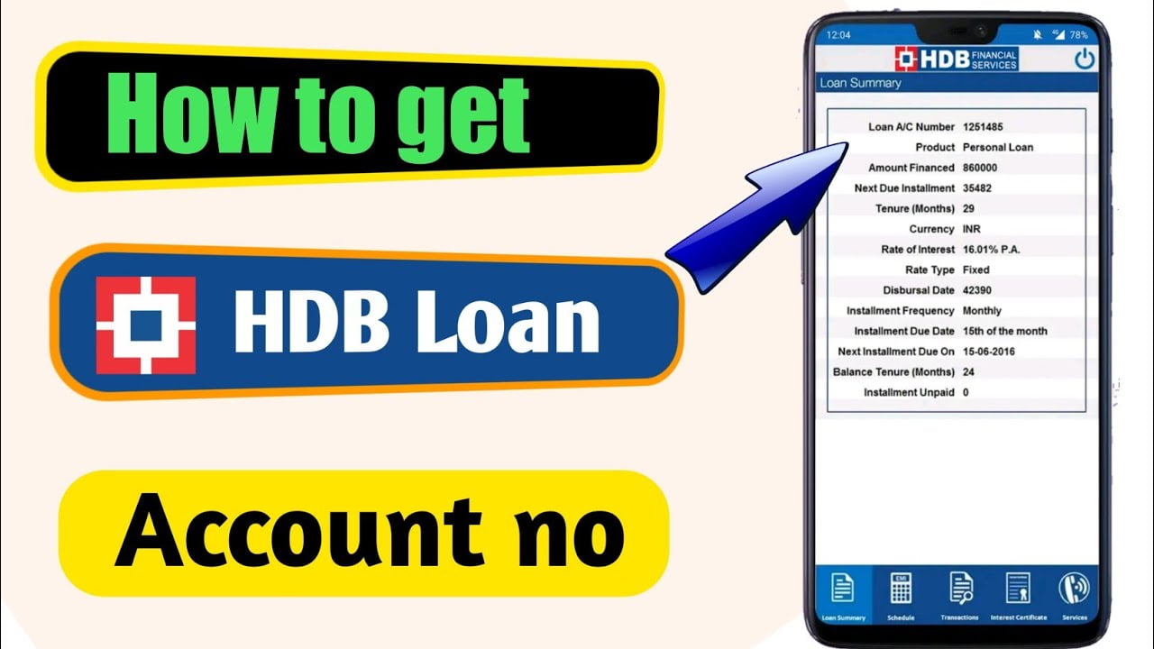 HDB Personal Loan Login